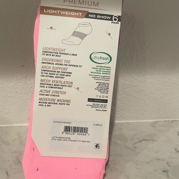 Adidas Women's Magenta Athletic Shoes comes w/ free 6 pack of socks. - Picture 14 of 14